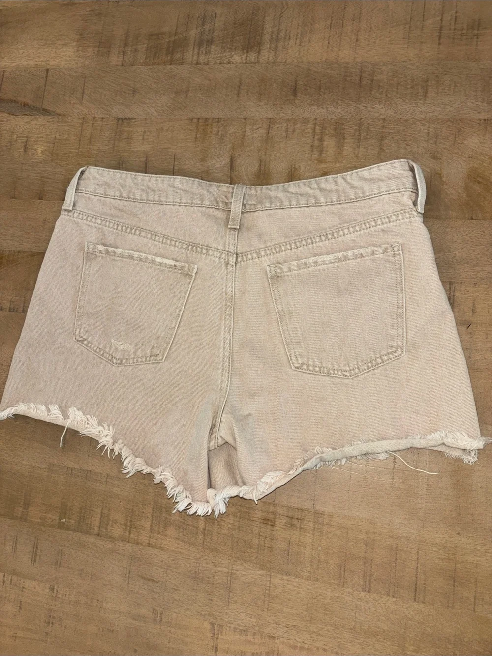 Kut From The Kloth Jane High-Rise Long Shorts Distressed Denim 100% Cotton 10